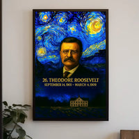 Theodore Roosevelt 26th President of the United States Presidential Masterpiece Series Poster