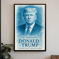 Commanding Presence The Donald Trump Portrait Poster