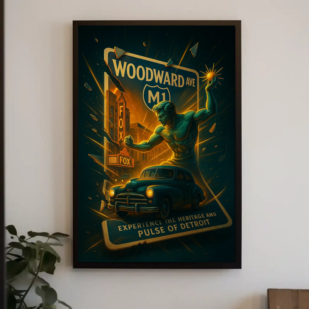 Woodward Avenue Experience Detroit Poster