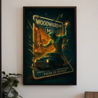 Woodward Avenue Experience Detroit Poster