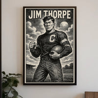 Jim Thorpe Legendary Athlete Poster