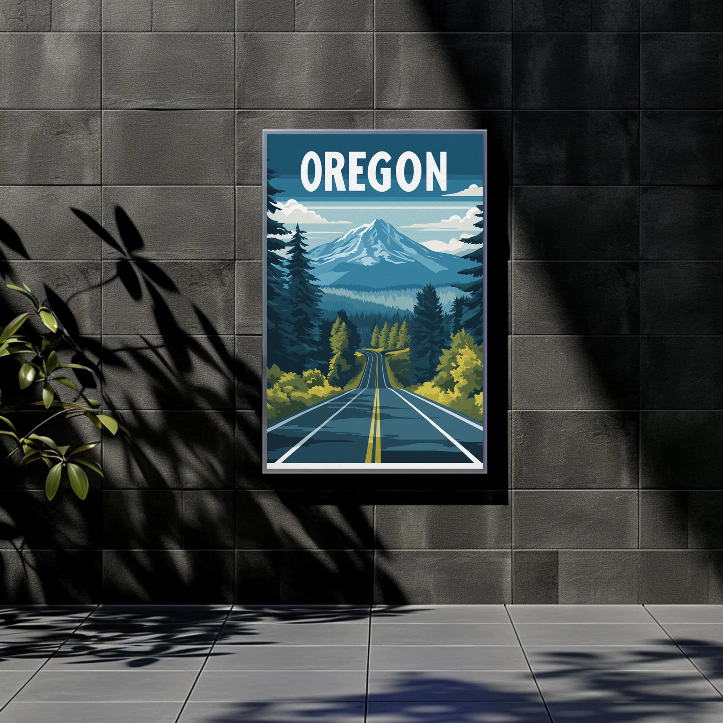 Oregon Vintage Poster