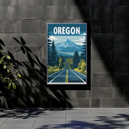 Oregon Vintage Poster