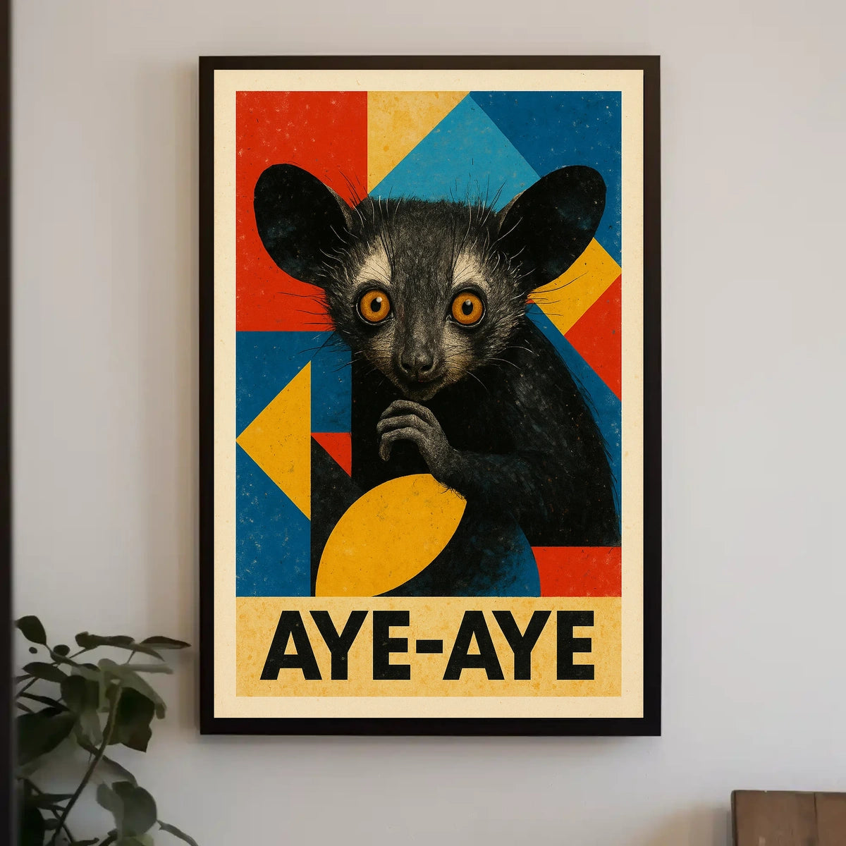 Aye-Aye Art Poster