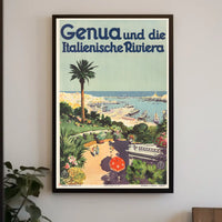 Genua Und Die Italienische Riviera Poster