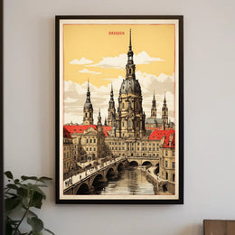Dresden Architectural Elegance Poster