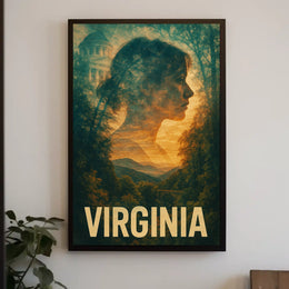 Virginia A Scenic Tribute Poster