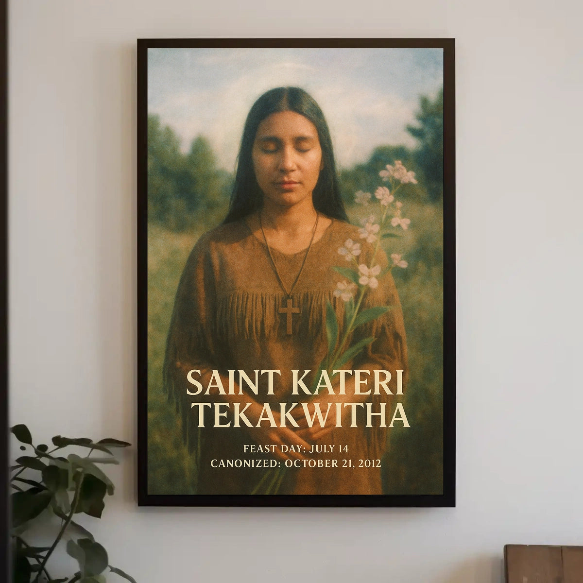 Saint Kateri Tekakwitha Poster