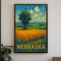 Nebraska Landscape Poster