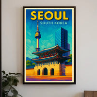 Seoul, South Korea Poster