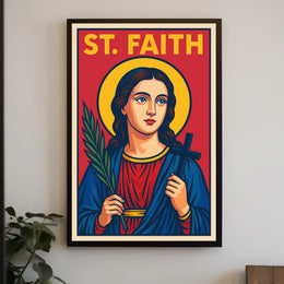 St. Faith Iconography Poster