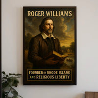 Roger Williams Founder Of Rhode Island Poster