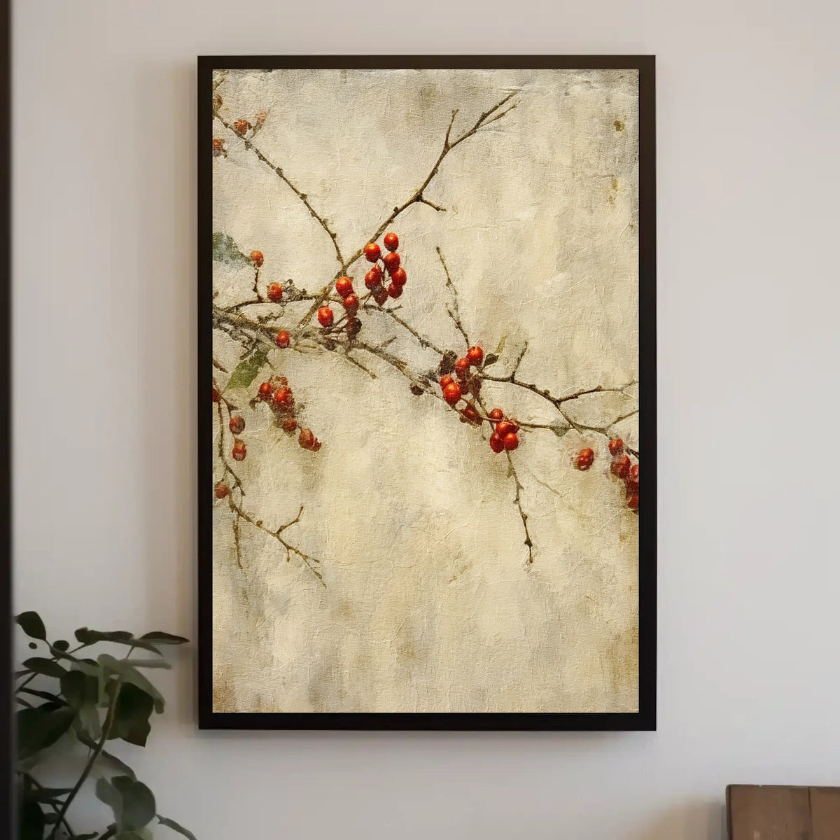 Winter Berries Poster