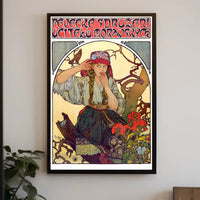 Moravian Singing Teachers Poster Art Nouveau Print