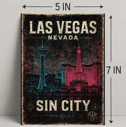 Las Vegas Sin City Poster PosterGoat