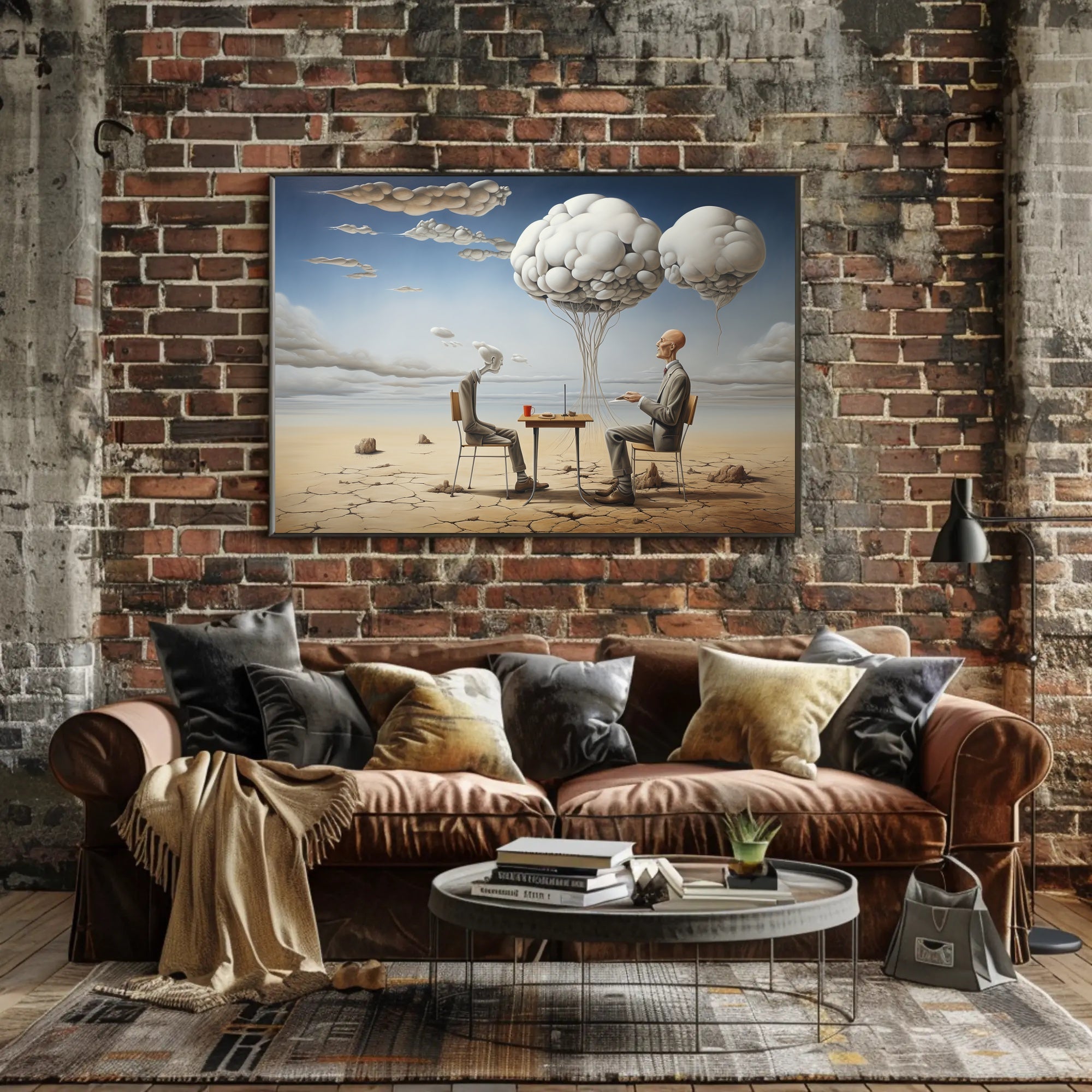 Surreal Desert Dreamscape Art Print - Abstract or Artistic Poster