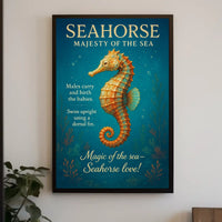 Seahorse Majesty of the Sea Poster
