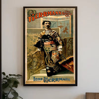 Herrmann the Great Magic Show Vintage Poster