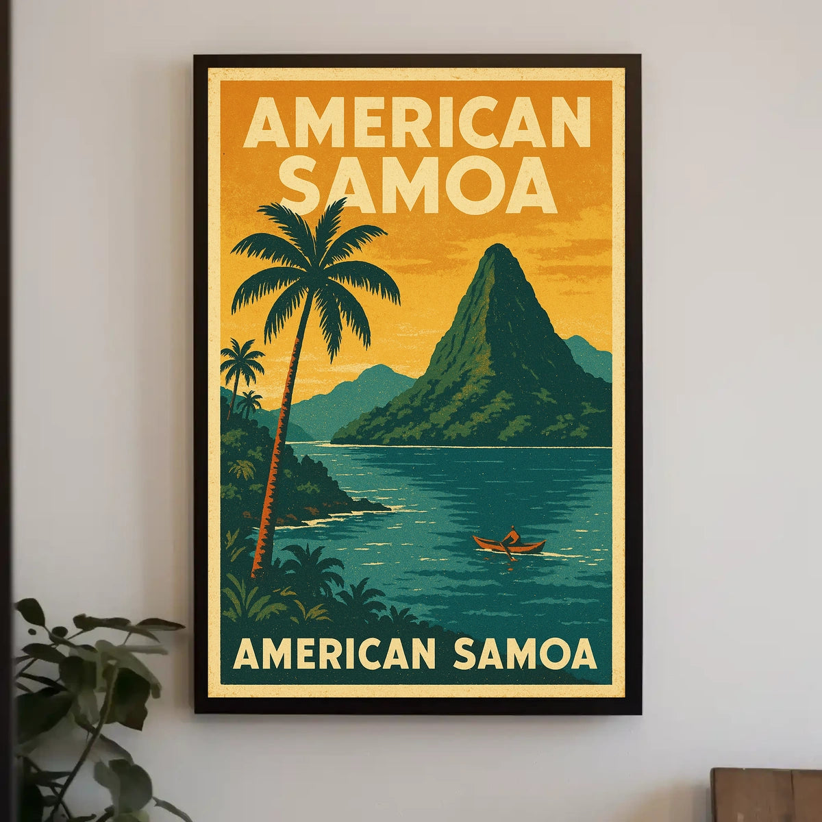 American Samoa Travel Poster