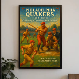 Philadelphia Quakers Celebrating A Poster