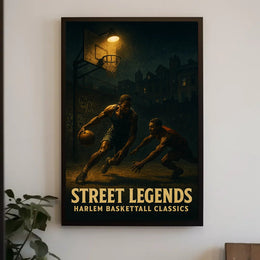 Harlem Basketball Classics Vintage Sports Poster PosterGoat