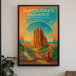 Barcelonas Radiance Poster