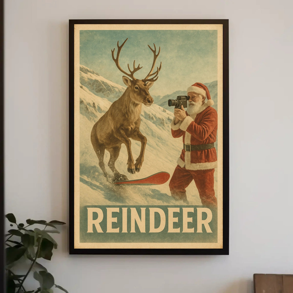 Reindeer Adventure Poster