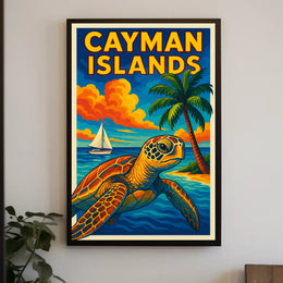 Cayman Islands Paradise Poster