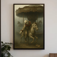 Eerie Carousel Poster