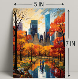 Autumn In The City Poster