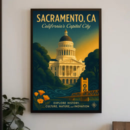 Discover Sacramento Poster