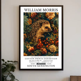 William Morris Hedgehog Art Print Cultural or Heritage Poster