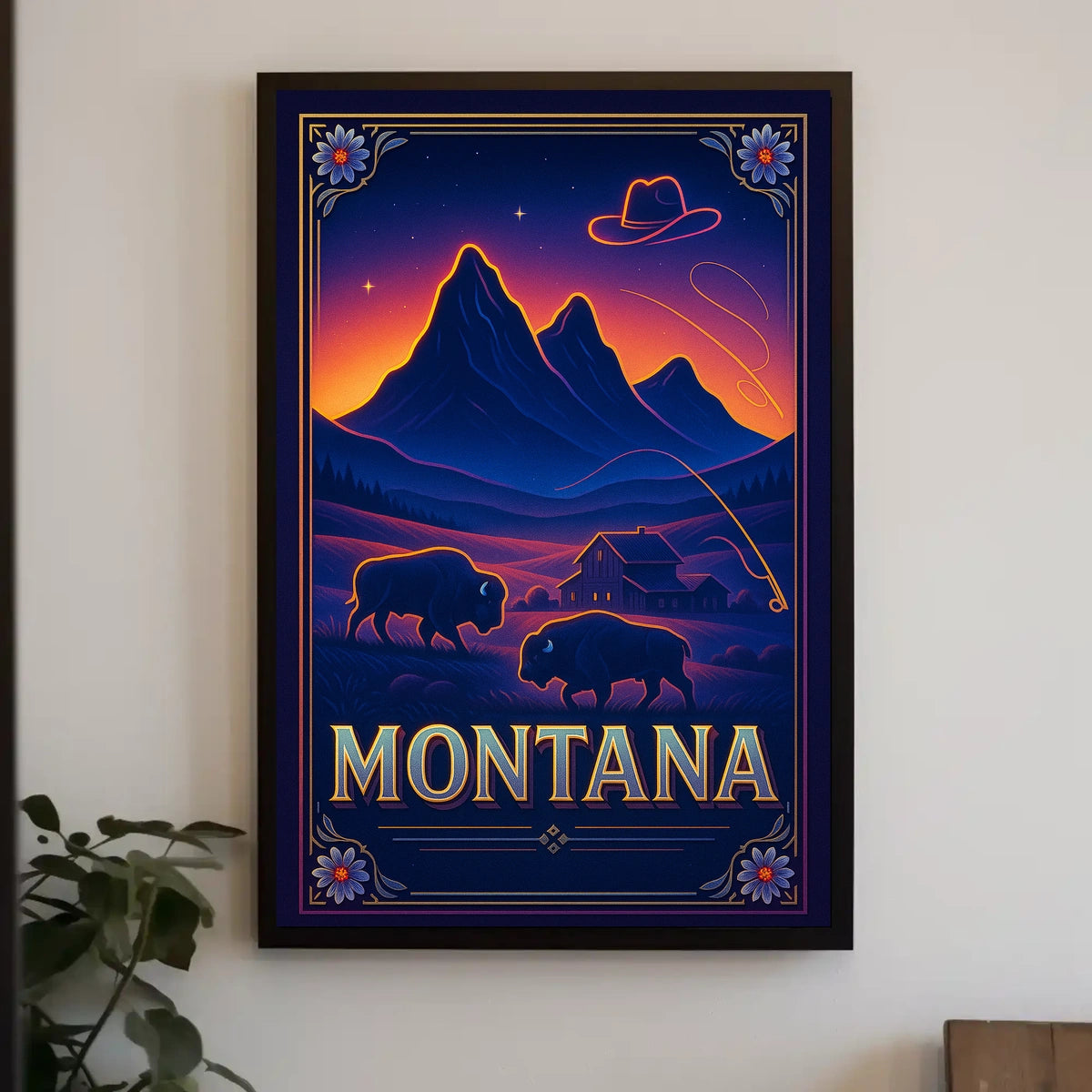 Montana Wilderness Poster
