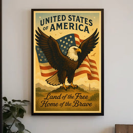 United States of America Patriotic Poster
