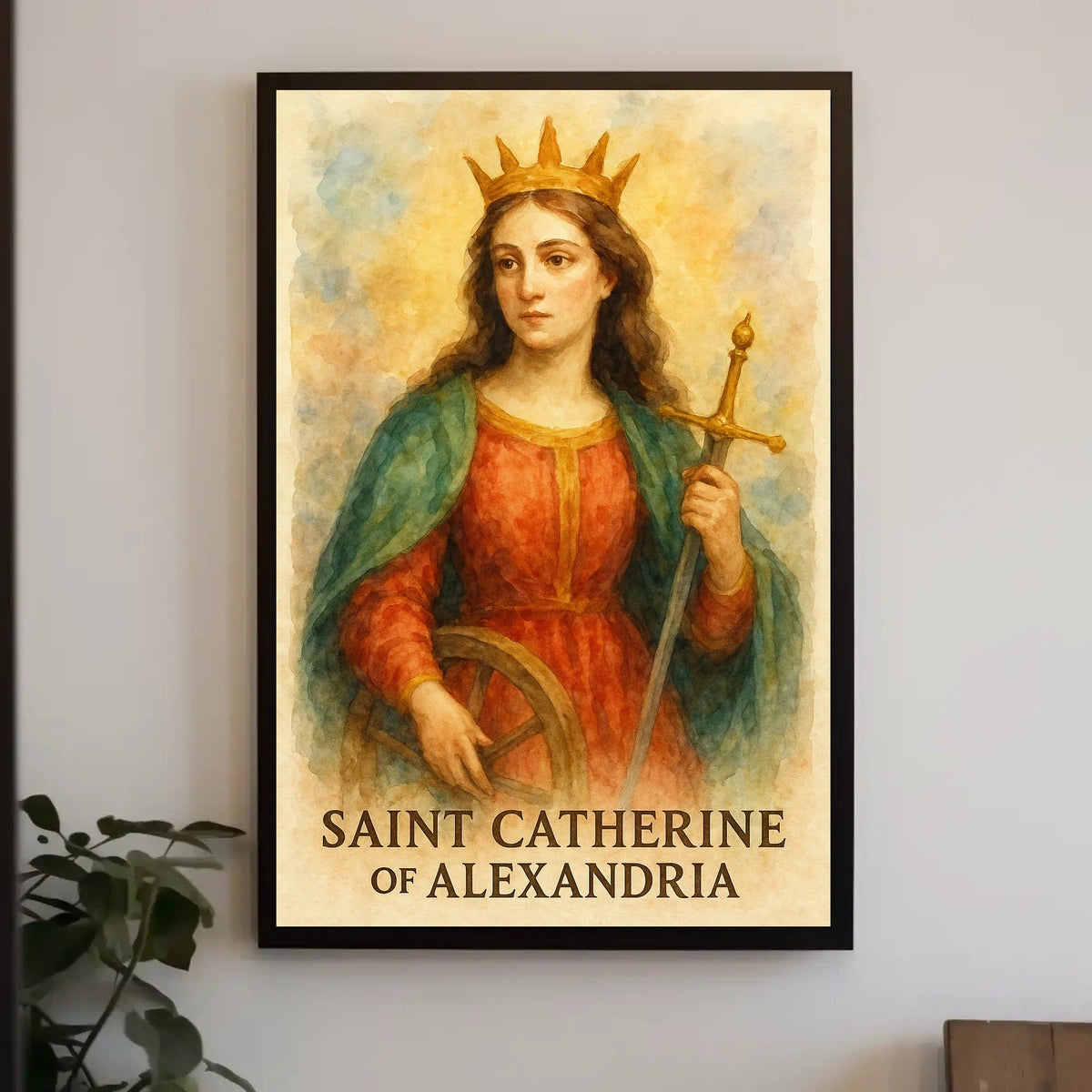 Saint Catherine of Alexandria Poster