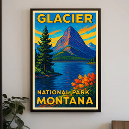 Glacier National Park Montana Poster