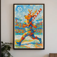 Winter Wonderland Baseball Poster