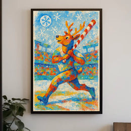 Winter Wonderland Baseball Poster