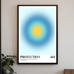 Protection Embrace Modern Abstract Artistic Poster PosterGoat