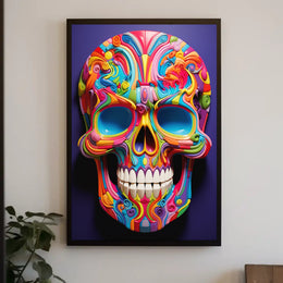 Day of the Dead Cultural Heritage Poster Wall Art