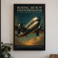 Boeing 367 YC-97 Stratofreighter Poster