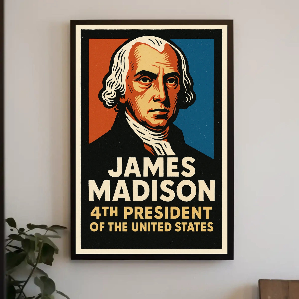 James Madison 4th President Poster