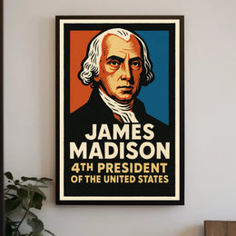 James Madison 4th President Poster