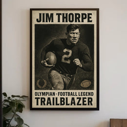 Jim Thorpe Legendary Trailblazer Poster