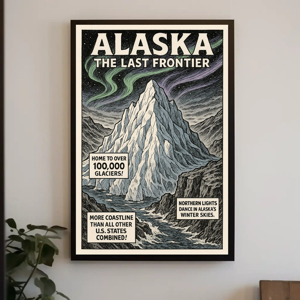 Alaska The Last Frontier Poster