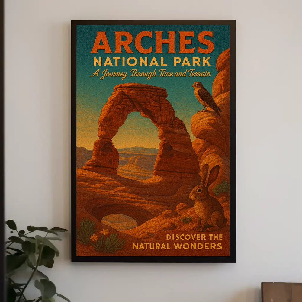 Arches Architectural Elegance Art Poster