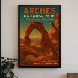 Arches Architectural Elegance Art Poster