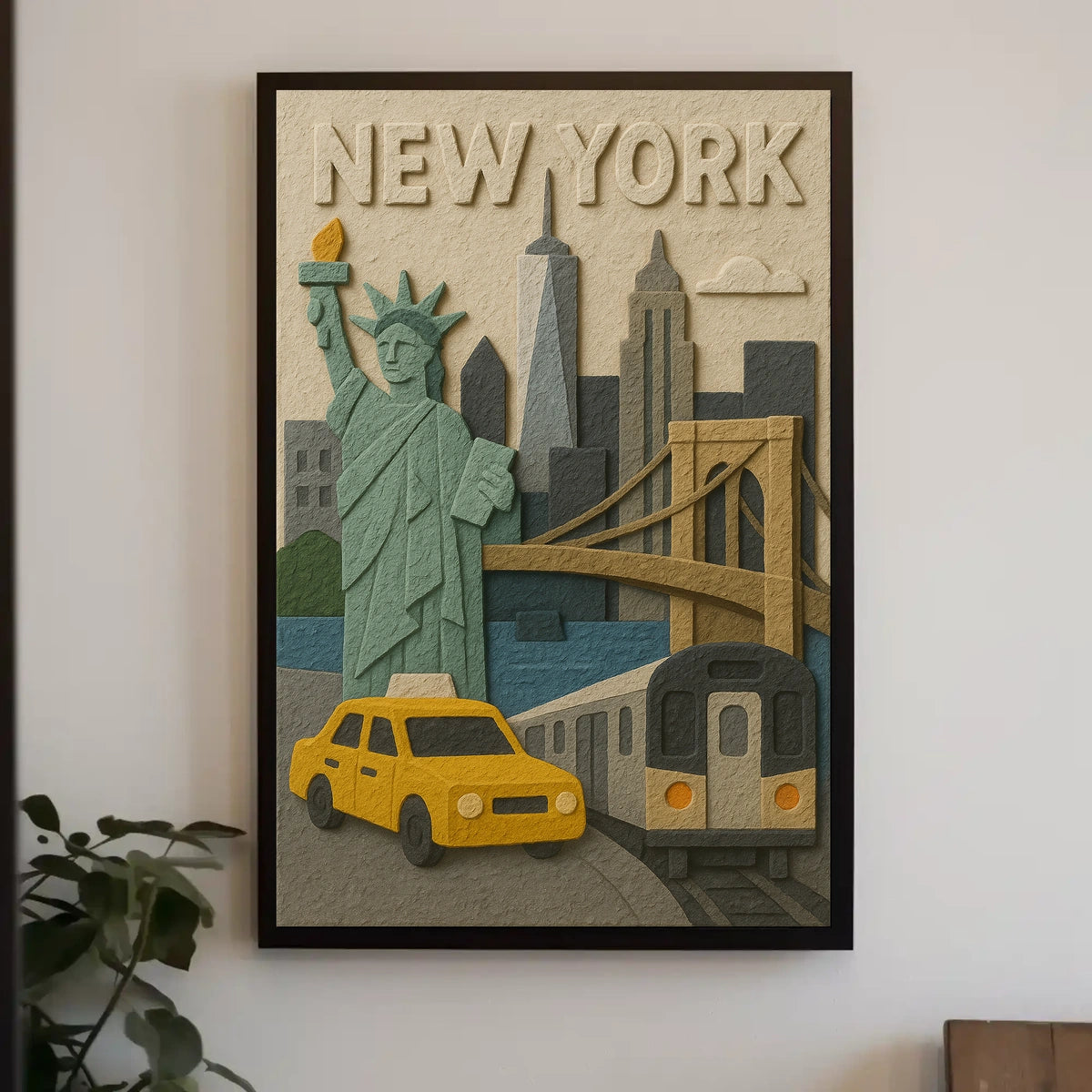 New York City Icons Poster