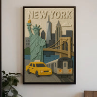 New York City Icons Poster