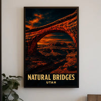 Natural Bridges of Utah Poster
